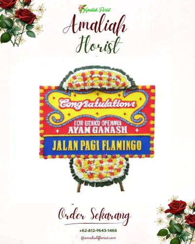 Bunga Papan Congratulation di Bandara